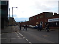 Pedestrians crossing Green Lane