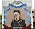 J4073 : James Magennis VC mural, Tullycarnet, Belfast by Albert Bridge