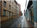 Looking up Rockingham Lane towards West Street