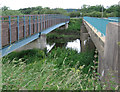 SE4900 : Conisbrough - bridges over River Dearne by Dave Bevis