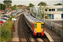 SU8068 : Wokingham Station departure by Richard Croft