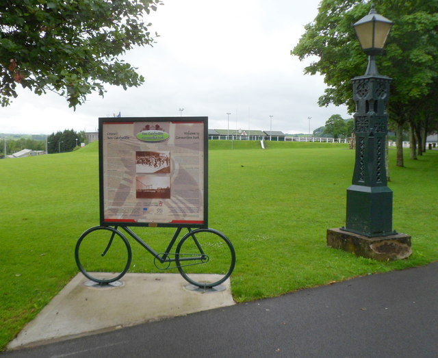 Carmarthen Park information board