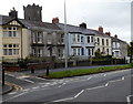 Picton Terrace houses east of Picton Court, Carmarthen