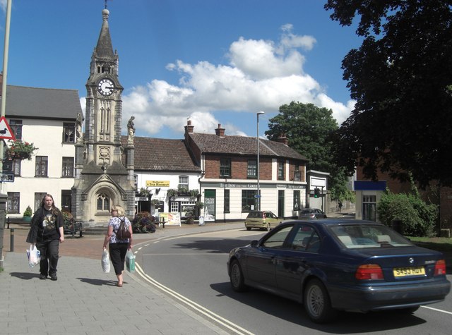 Lowman Green Clock Tower and Station Road
