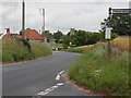 The B1111, heading towards Hopton village