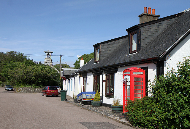 The Old Post Office holiday cottage at... © Walter Baxter cc-by-sa/ ::  Geograph Britain and Ireland