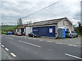 The Wye Garage beside the A44 road near Llangurig