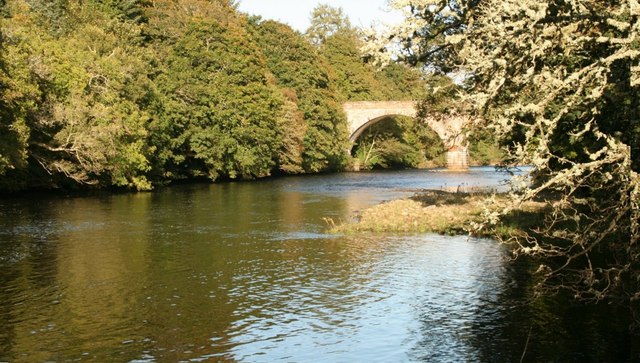 Bridge over River Carron lower reach
