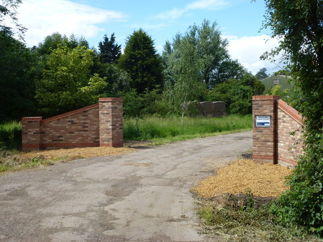 A new entrance to Grange Farm near March
