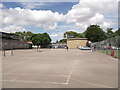 Queen Elizabeth School, tennis courts, Faversham