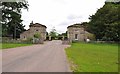 The rear of the north Gatehouse, Kedleston Hall