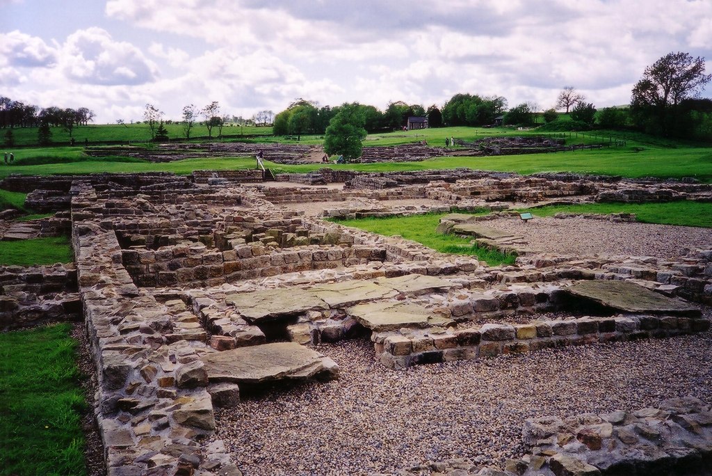 Vindolanda Roman Fort in May 2000 © Ruth Riddle cc-by-sa/2.0 ...