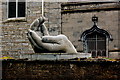 R3377 : Ennis - Hands Sculpture next to Pro-Cathedral by Joseph Mischyshyn