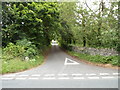 Lane to Llanfair Farm and Tretower