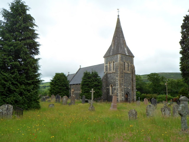 Grade II listed Church of St Bride, Cwmddaudwr