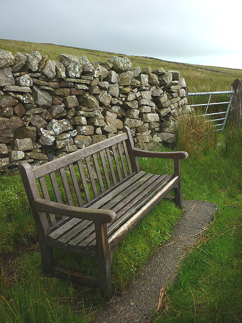 Holden Memorial Bench Near Leck Fell © Karl And Ali Geograph