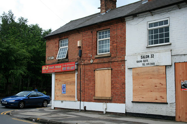 Boarded-up
