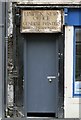 An old sign in Hawick High Street