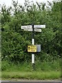 Fingerpost near Welbourn 