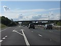SP5518 : M40 motorway - northbound at junction 9 by Peter Whatley