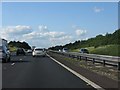 M40 motorway in cutting north of the A4095