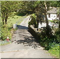 Stone bridge across the Afon Lwyd south of Cwmavon