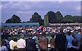 TQ2471 : Wimbledon 1987 - Spectators watching play on Court 7 by Barry Shimmon