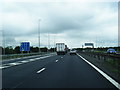 M62 eastbound at Junction 21a