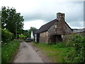 Lane beside Lower Town farm near Garway