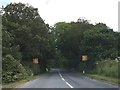 Speed limit signs on Ningwood Common (A3054)