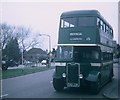 Preserved Bus at Southchurch Boulevard