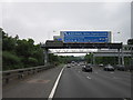 M25 westbound towards junction 8