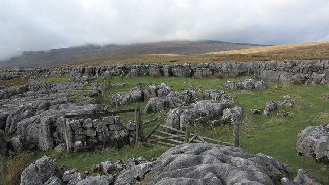 A natural sheepfold