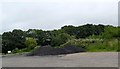 Piles of ripped up tarmac, Knockhatch, Hailsham