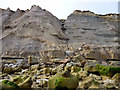 Eroding cliff, Fairlight Cove