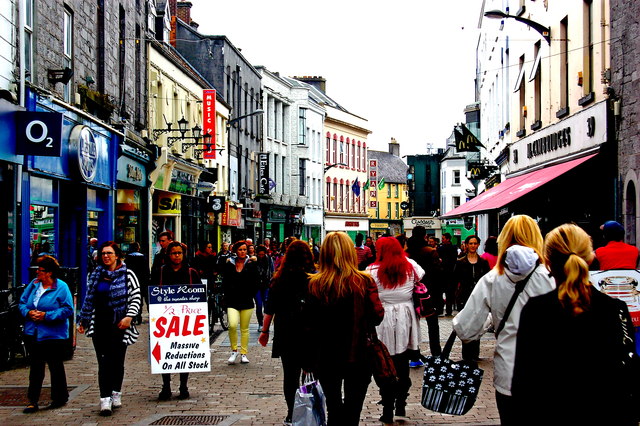 Galway - William Street - O2, etc