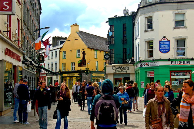 Galway - Shop Street, High Street, Guard Street