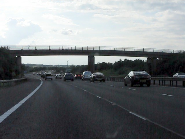 M40 motorway - The Old Gated Road bridge