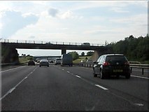 SP3060 : Junction 13 bridge, M40 motorway by Peter Whatley