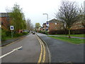 Looking from the A61 into Broomspring Lane