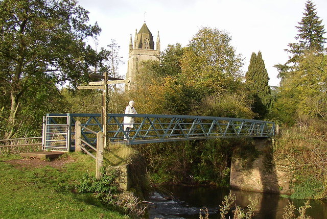 Footpath bridge over the River Lugg