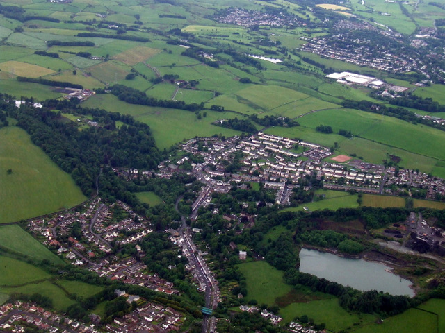 Kilbarchan from the air