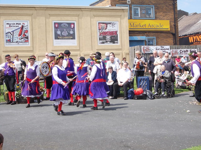Morris Dancing - off Bradford Road