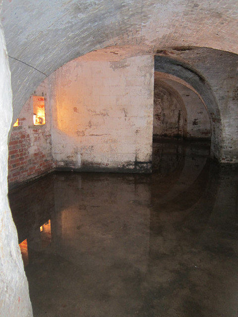 Hurst Castle basement