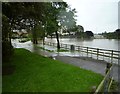 River Brit in flood at St. Mary