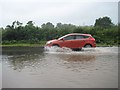 Flooded road