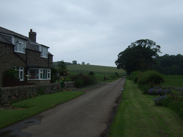 Minor road towards Crook Hill