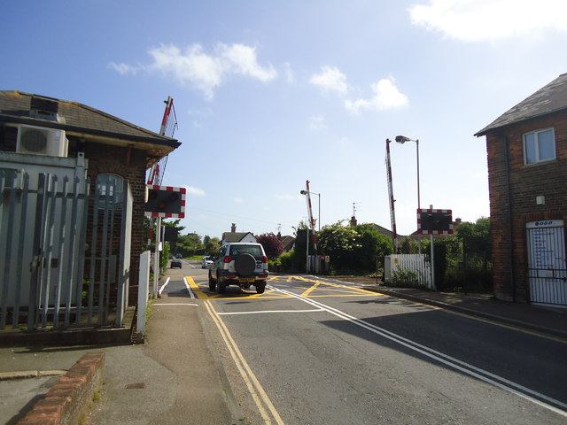 Level crossing, Pevensey and Westham railway station