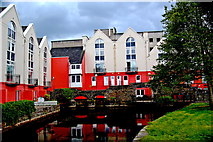 M2925 : Galway - River Corrib Walk - Apartments/Condos? by Joseph Mischyshyn
