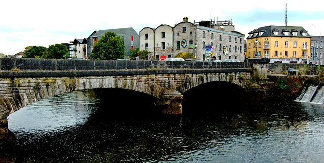 Galway - River Corrib Walk - O'Brien's Bridge & Dam